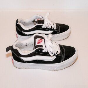 Vans Old Skool Platform Sneakers Black and White Size W US 8.5